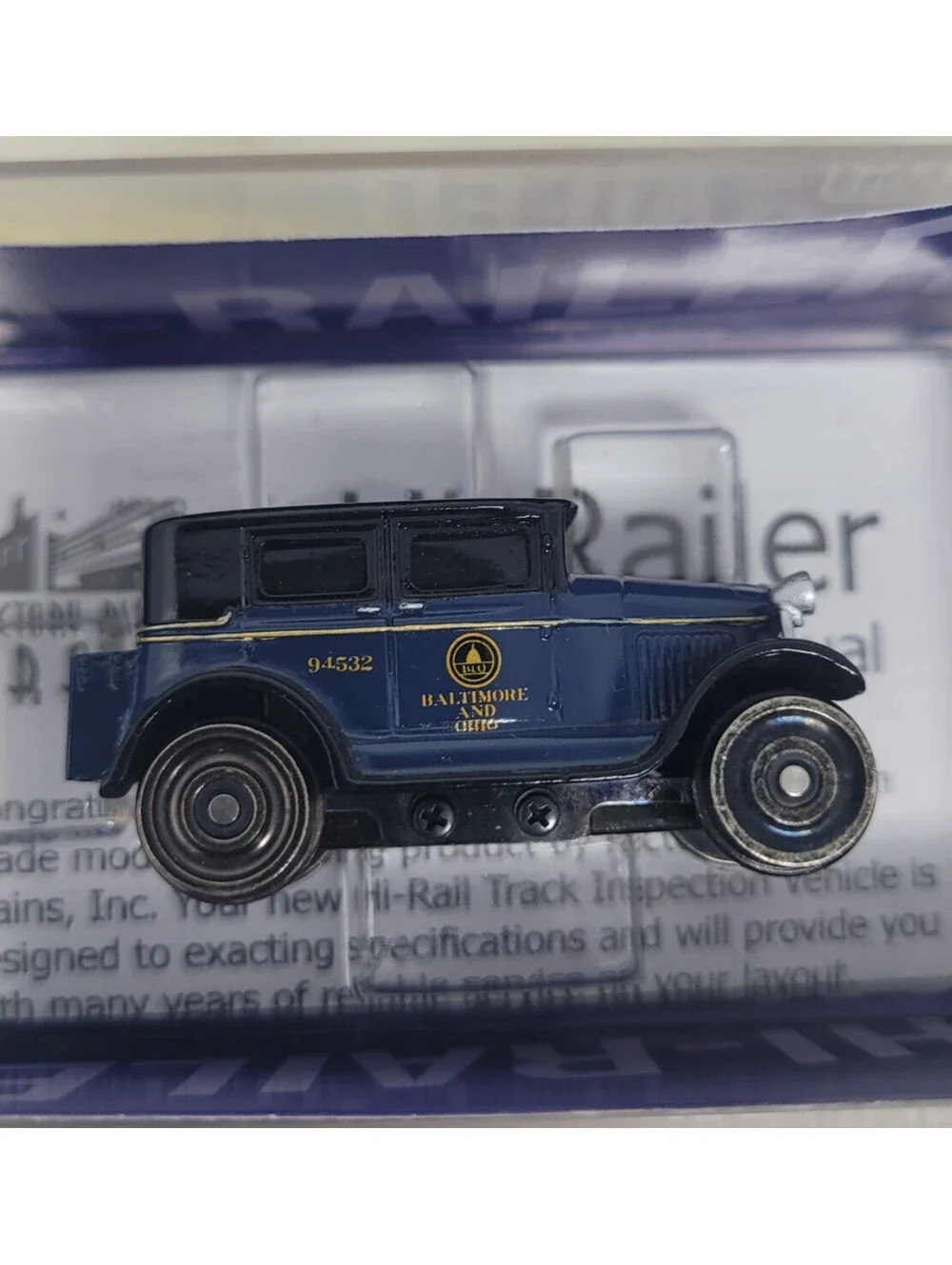 Ho Broadway Limited 1901 Hi Rail Track Inspection Car Baltimore & Ohio Dc Dcc